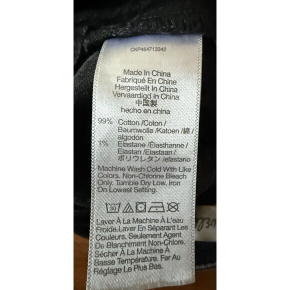 Madewell Tapered Black Denim Overalls Women Size 2 Clybourn Wash Crisscross Back - Picture 6 of 16